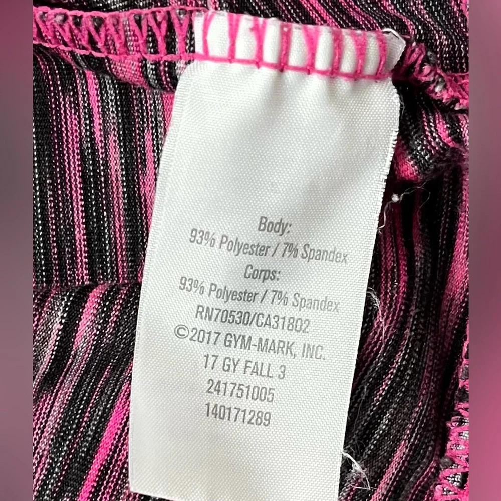 🔥GYMGO  Girls Space Dye Full-Zip Hoodie Pink Black Size S (5-6) Thumbholes 🔥 - Picture 11 of 11